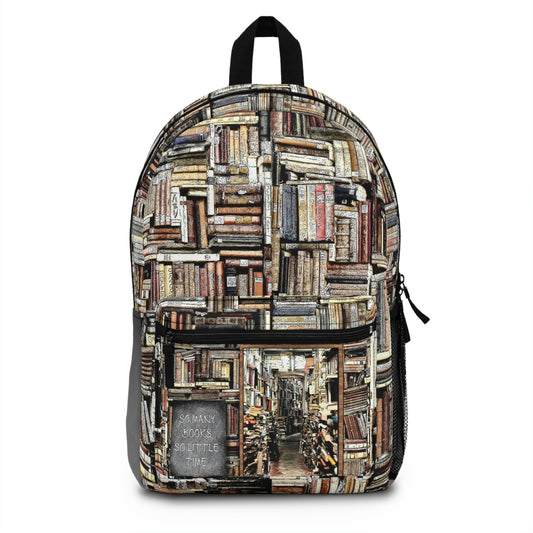 Bookshelf Endless Library Themed Bookish Backpack