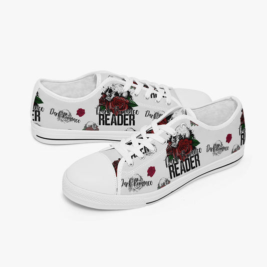 Dark Romance Book Lover Low-top Canvas Shoes
