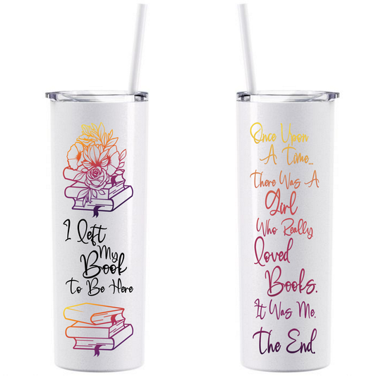 Once Upon A Time Book Lover 20oz Skinny Tumbler